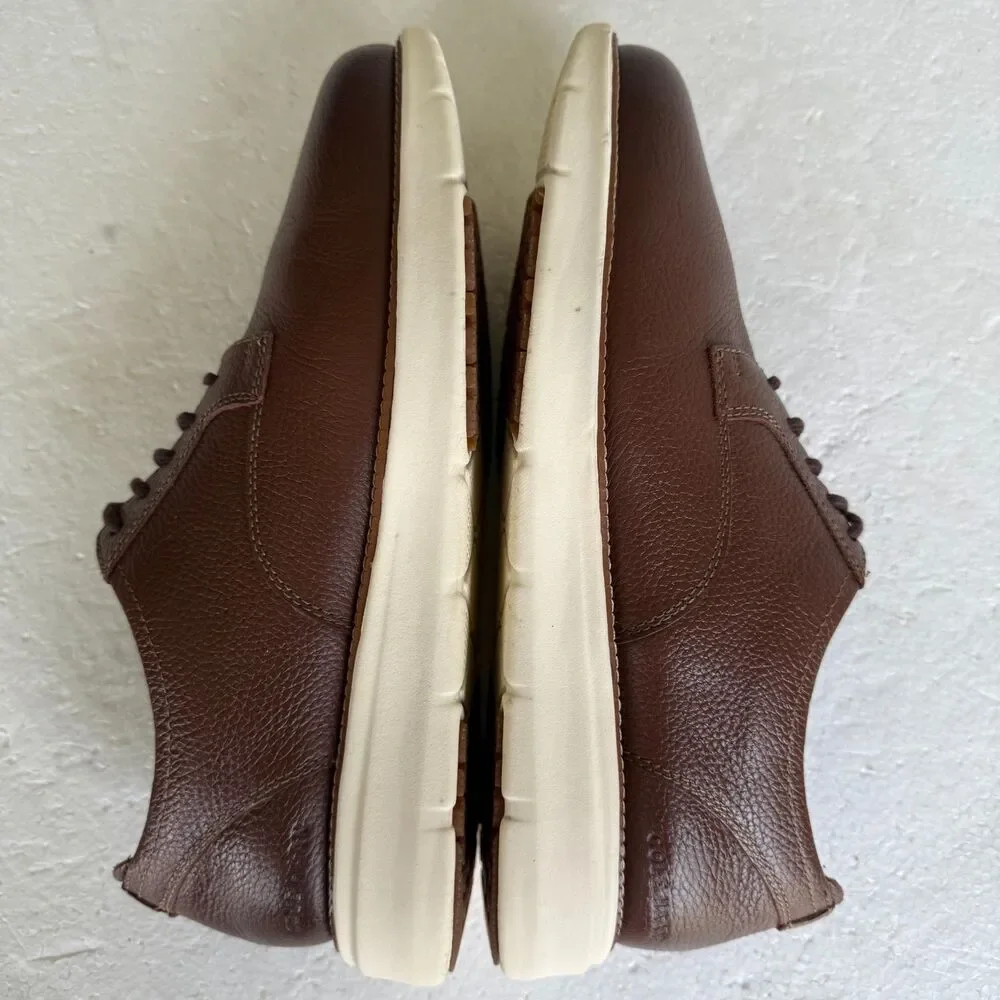 Cole Haan Chester Oxford Men's Leather Brown Shoes C35615 - Size 10.5M